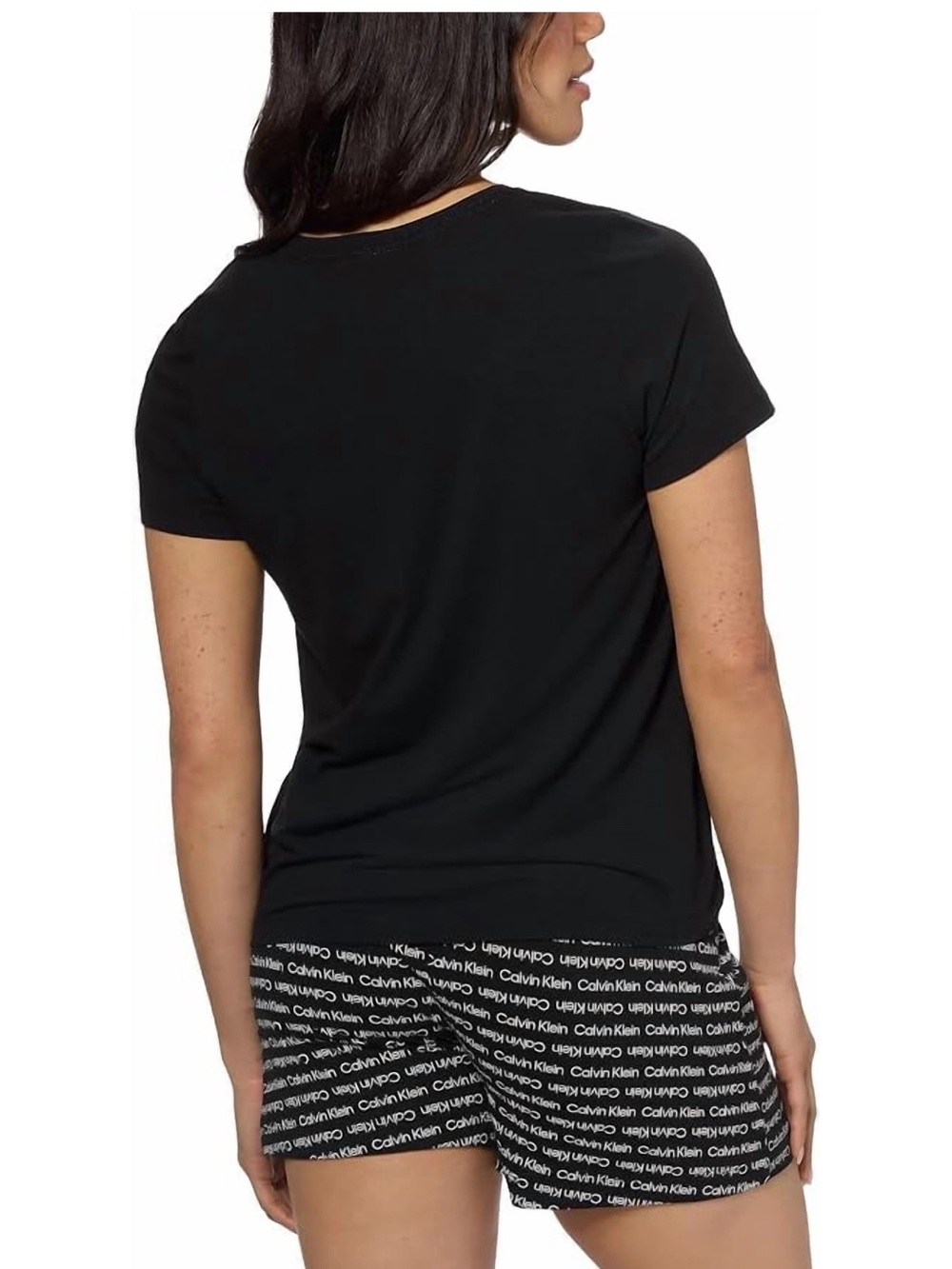 Calvin Klein Black Short Sleeve Crewneck Tee